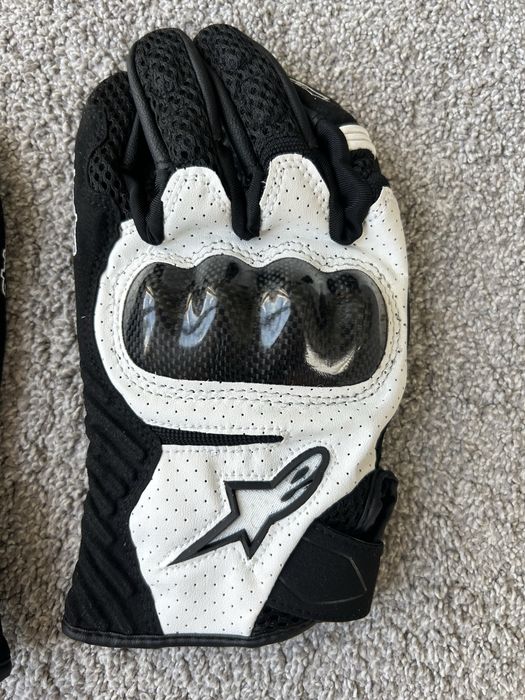 Rękawice Alpinestars SMX-1 Air V2 czarno biale nowe rozmiar L motocyklowe