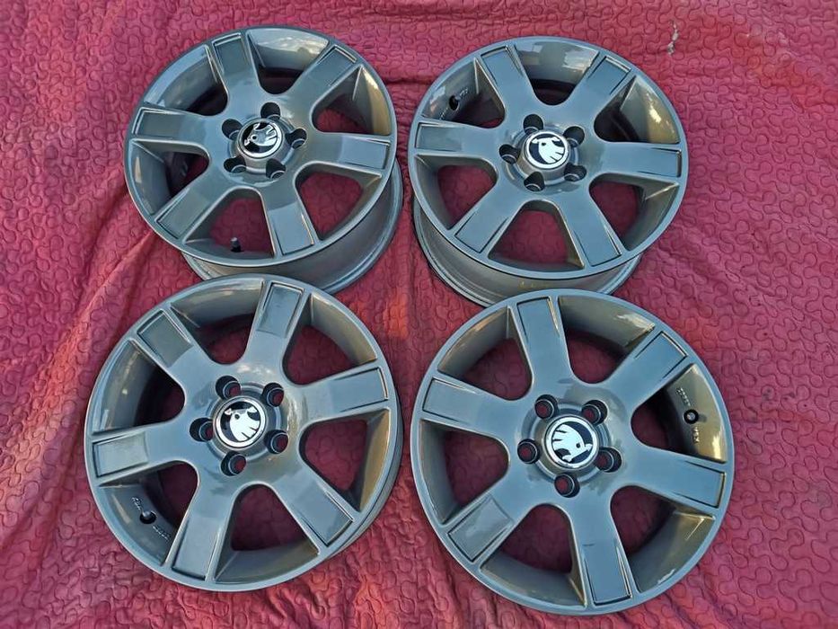 ALUFELGI 14' SKODA Fabia Rapid - ET38 - 5x100 - j.NOWE
