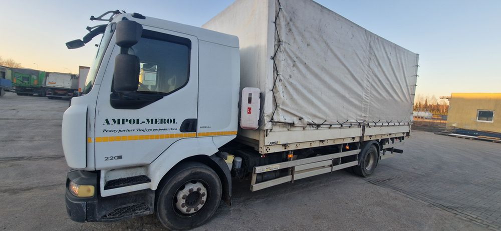 Renault Midlum skrzynia  plandeka winda