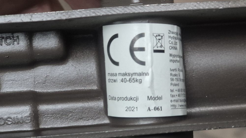 Samozamykacz do drzwi Kelag