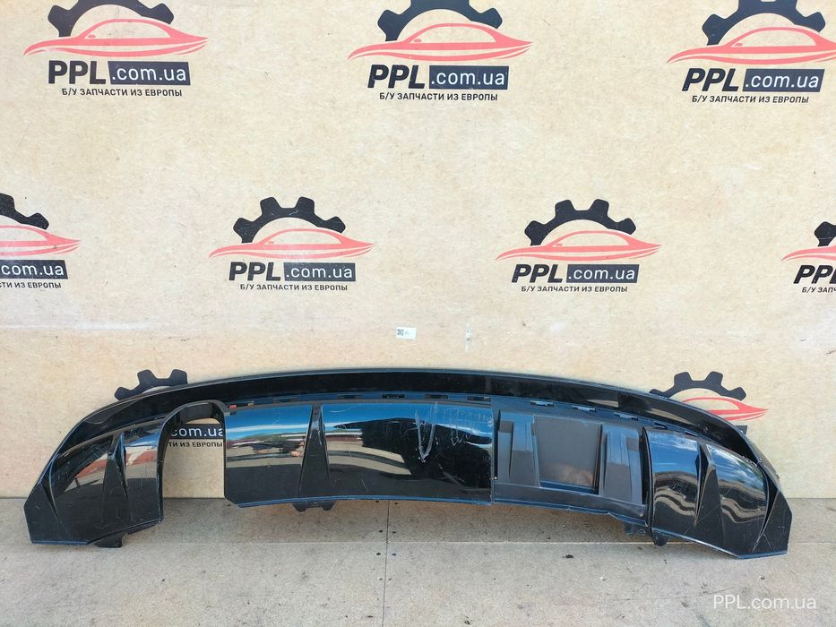 Audi A1 S-Line 14-18 Спойлер накладка обвес губа бампера заднего