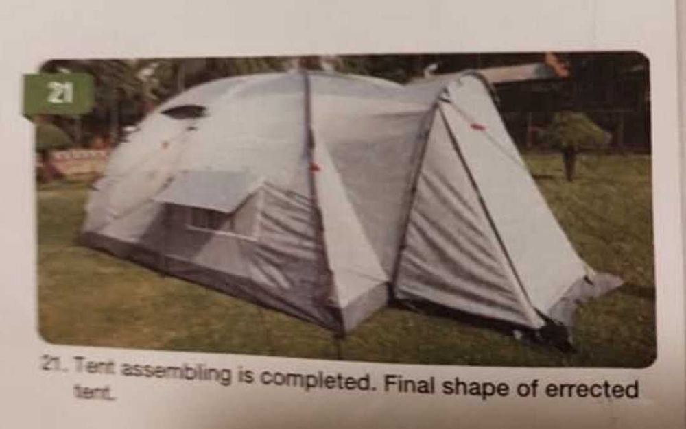 Duży rodzinny namiot kopułowy Całoroczny (Family Dome Tent MSF) z dużym przedsionkiem / osobną sypialnią