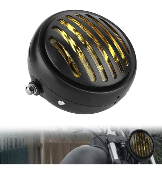Óptica retro para Café Racer