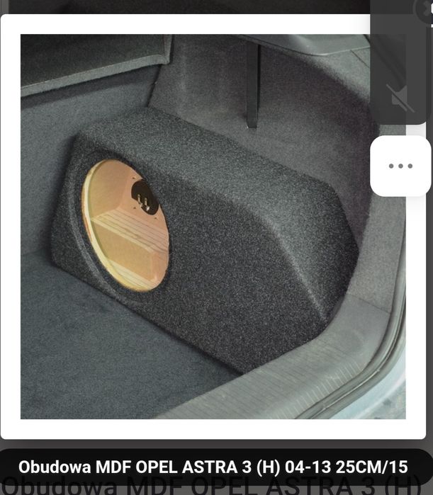 Subwoofer samochodowy Opel Astra 3