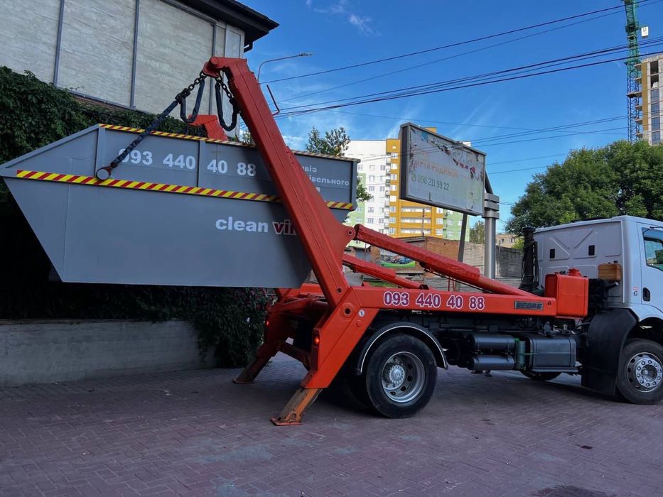 Вивіз сміття контейнером 5-10т/оренда контейнера