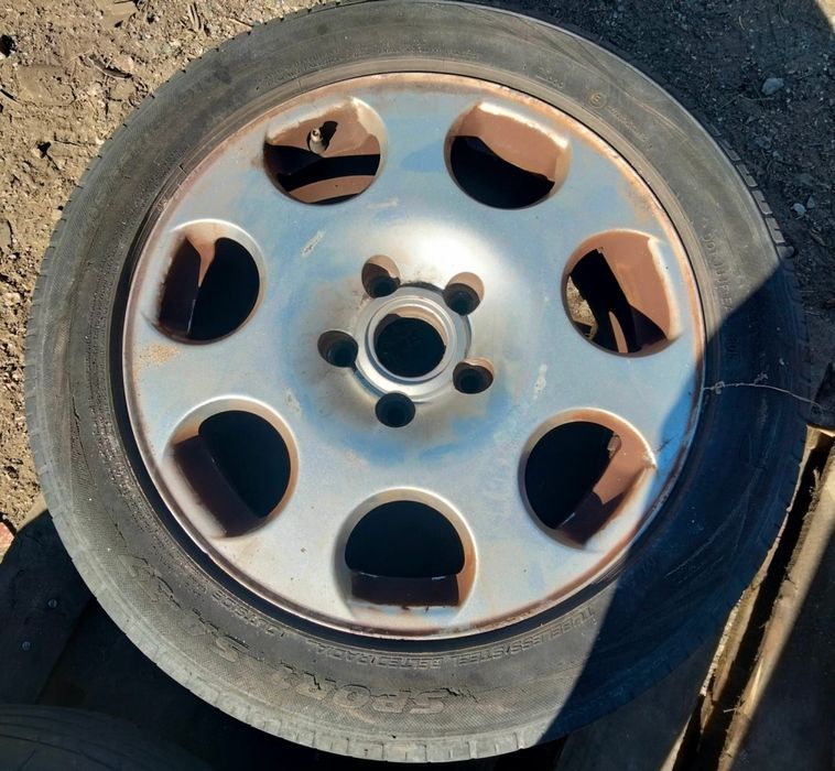 Jantes Audi R16 Com Pneus 205/55 Furação 5X112