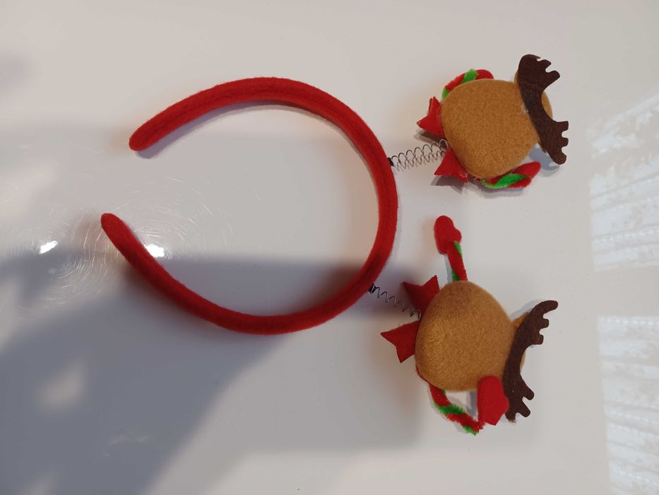 opaska świąteczna renifer nowa śmieszna na christmas party wigilię