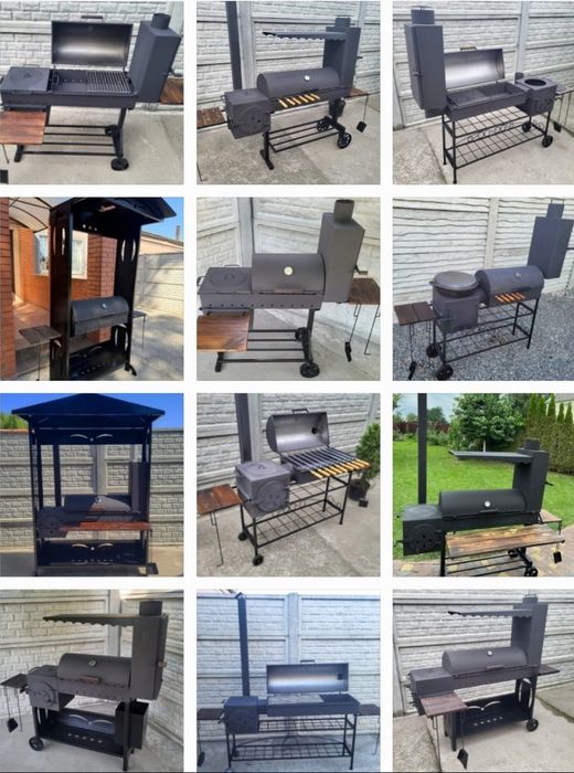 • 5мм! Усилення! ВІД ЗАВОДУ! Мангал Барбекю з пічкою під Казан /Смокер