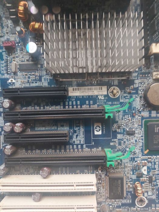 Комплект материнская  плата HP FMB-0802 Z400+XEON X5670+16Gb