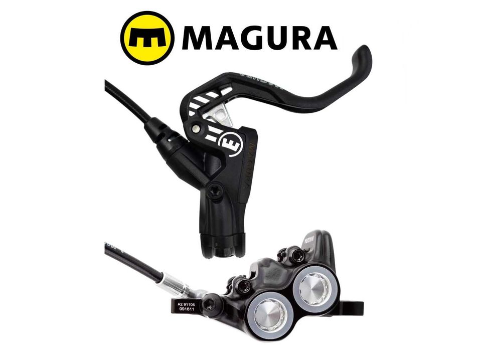 NOWY MAGURA MT5 HC 1 palec hamulec rowerowy hydrauliczny 4-tłoczkowy obejma uniwersalna tylny 200cm
