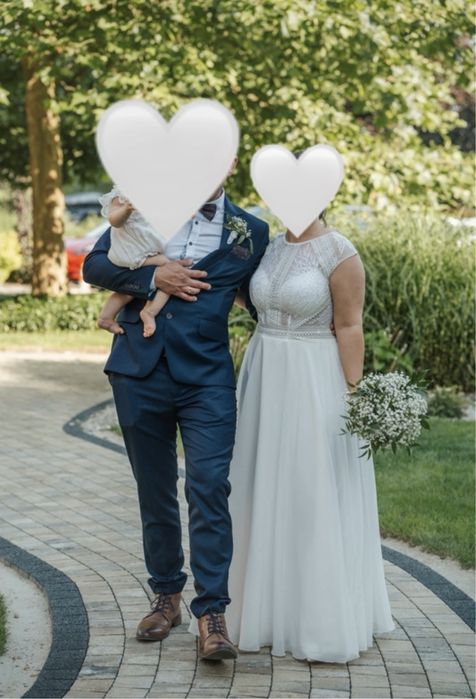 Bogato zdobiona suknia ślubna „Magnolia”