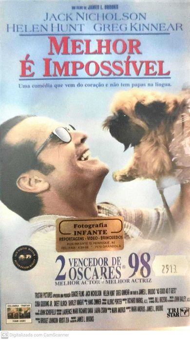 21° Pack de 8 filmes VHS.