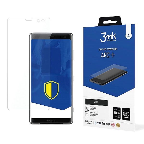 Folia 3mk Arc+ na Sony Xperia Xz3
