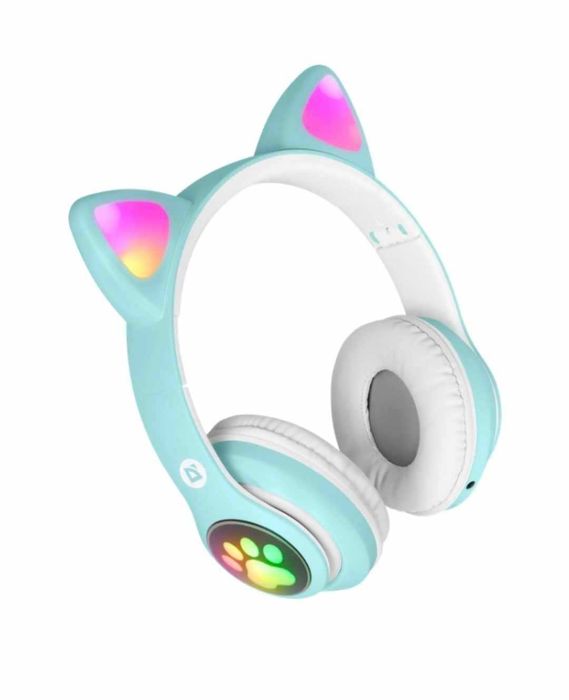 Bezprzewodowe Słuchawki bluetooth CAT Ear -KOCIE Uszy z podświetleniem