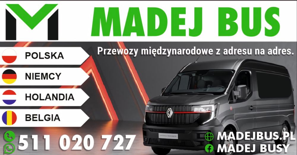 Przewozy do Holandii. Busy do Niemiec i Belgii. Busy z Pilzna i okolic