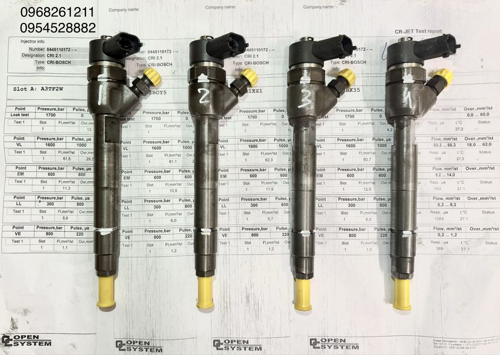 Форсунка 0445110172 / 0445110236 Хонда Аккорд Сівік 2.2CDTi Honda