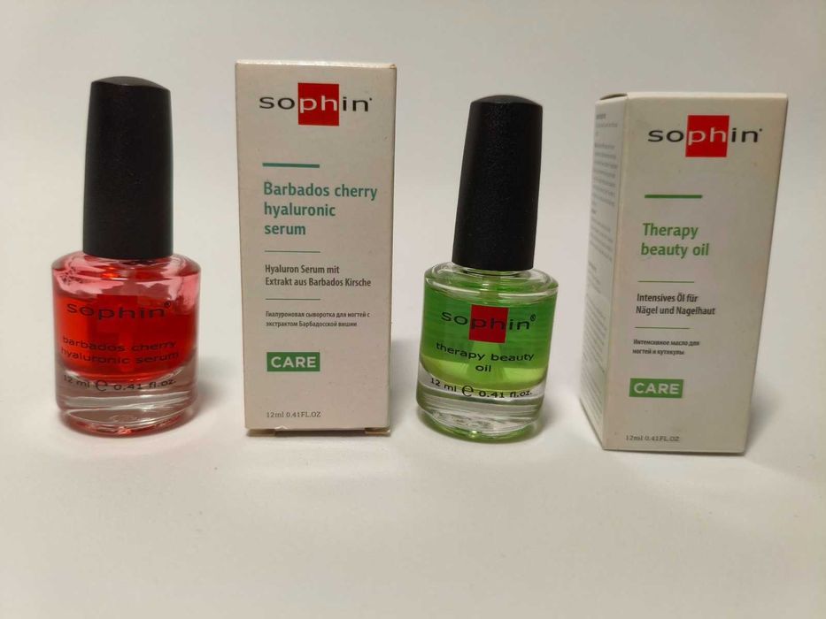 Масло и гиалуроновая сыворотка для ногтей и кутикулы Sophin Германия