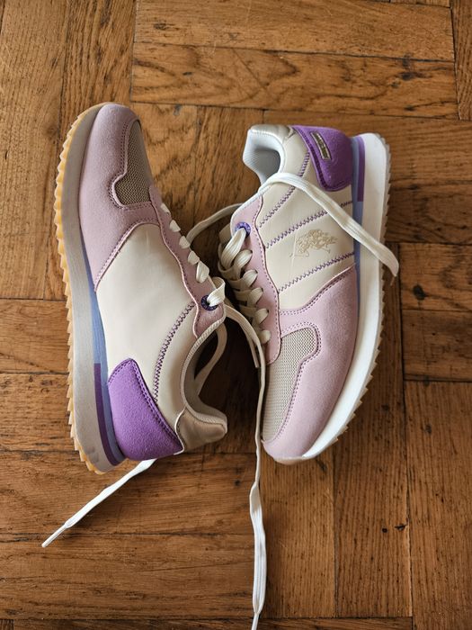 Sneakersy U.S. Polo Assn. | R. 37 | Fioletowe / Różowe / Beżowe
