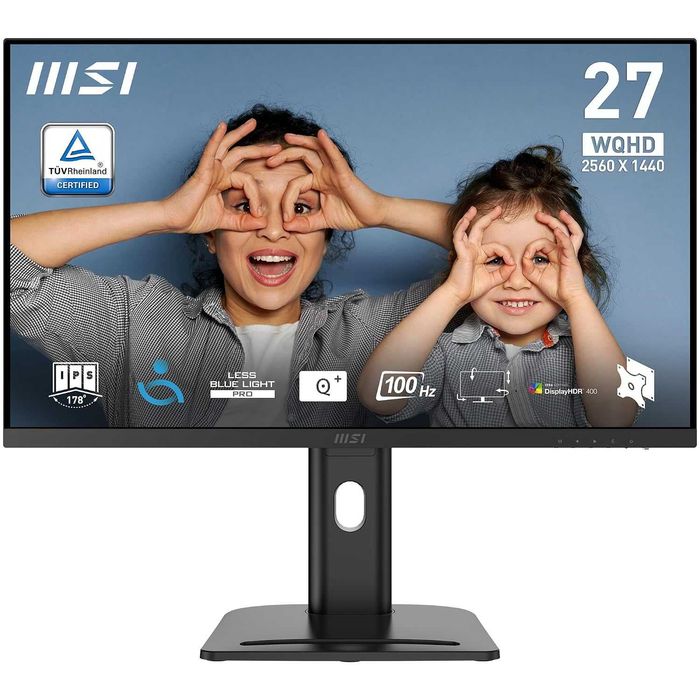 Monitor MSI PRO MP273QP E2 – 27” WQHD IPS 100Hz
