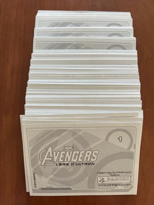 Coleção de cromos Panini - Vingadores - A ERA DE ULTRON