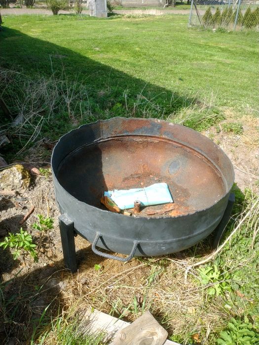 Wielki palenisko ogrodowe agroturystyka duże kulig