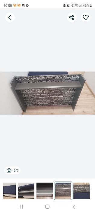 Łóżko 90x200 cm.