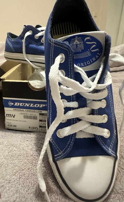 Кеди Dunlop original canvas low Jnr84, size eu 37, 22,5 см