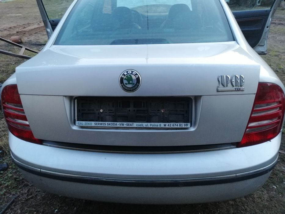 Skoda Superb 1 cała na części 2.0 TDI 140KM BSS 6 skrzynia 9102