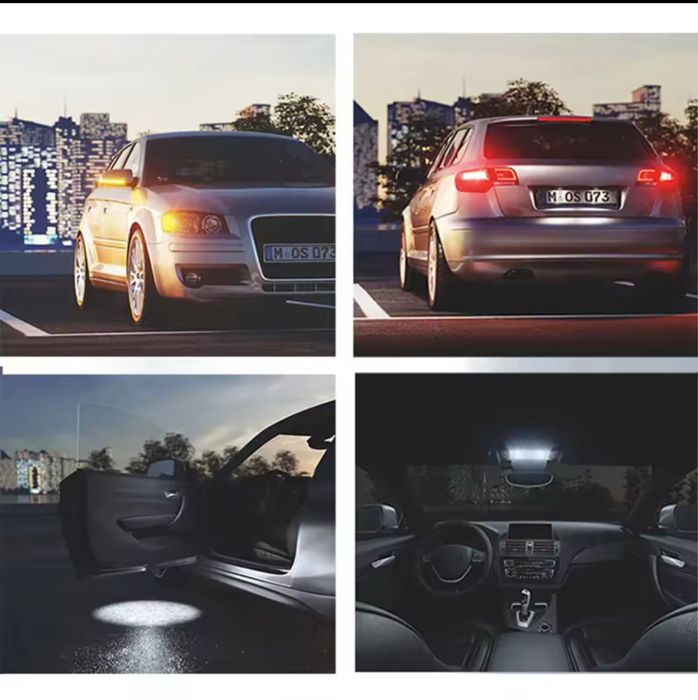 W5W T10 LED лампы Osram NAOEVO в габариты, подветку салона, номера.