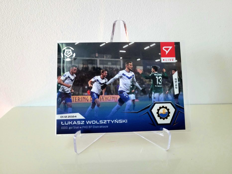 Karta L-41 Łukasz Wolsztyński Stal Mielec Ekstraklasa 2024/25 LIVE