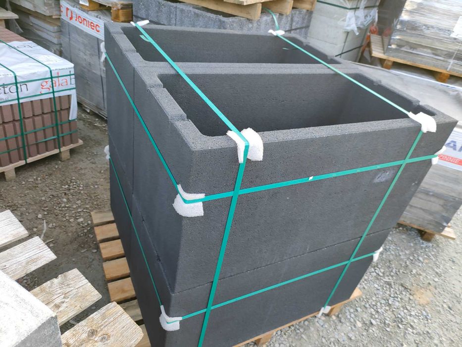 Donica betonowa 100x50x50 cm kwietnik doniczka klomb gazon