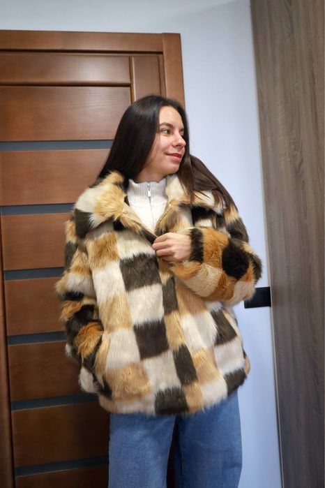 Шубка, куртка, Екошуба Nasty Gal, розмір S