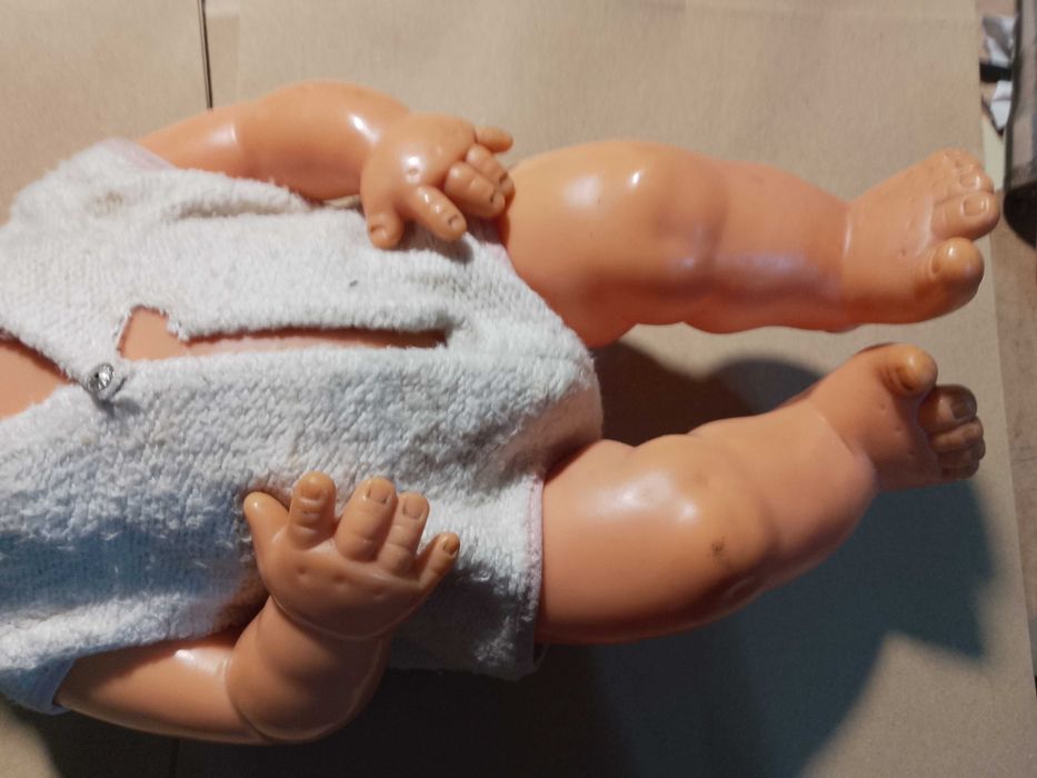 stara duża lalka prl