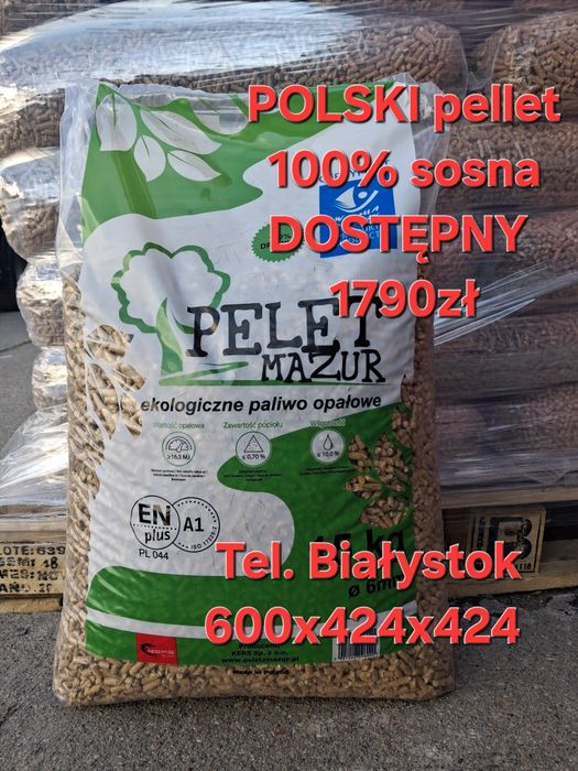 Pellet pelet 100% pelet drzewny sosnowy jasny
