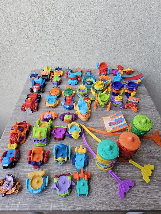 Vintage SuperThings Mega Lot - 40+ Pieces | Vehicles, Figures & Access