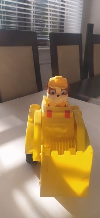 Psi Patrol koparka z figurką Rubble