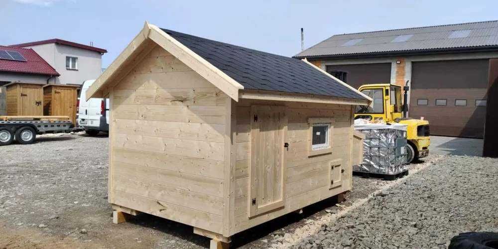 Kurnik dla kur z otwieranym jajecznikiem 350x200x210cm