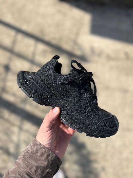 !SALE! Balenciaga 3XL Swarovski Triple Black 36 37 38 39 40 41 42