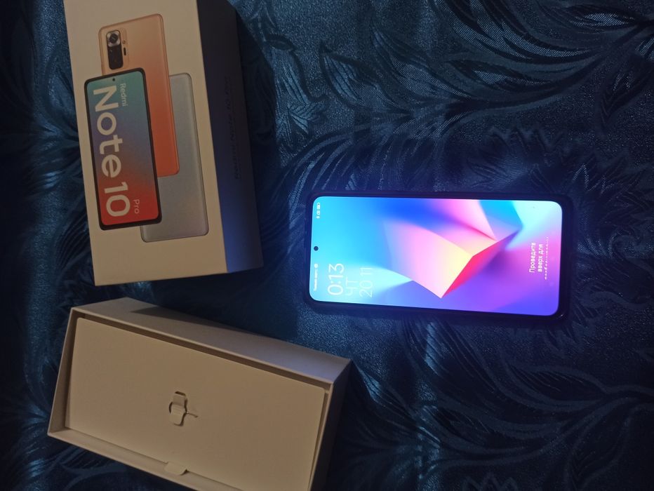 Мобильный телефон Xiaomi Redmi Note 10 Pro 6/128GB Bronze,идеал.