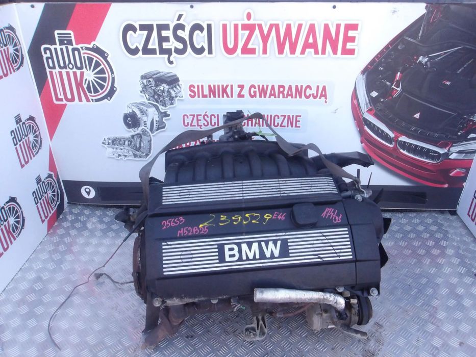 SILNIK KOMPLETNY BMW E36 E39 2.5 R6 M52B25 1 VANOS 256S3 174 TYS