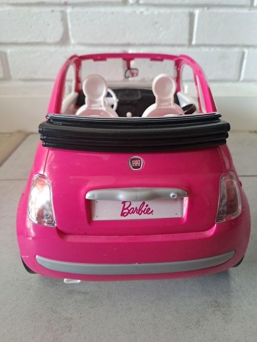 Samochód Barbie Mattel Fiat 500 Cabrio