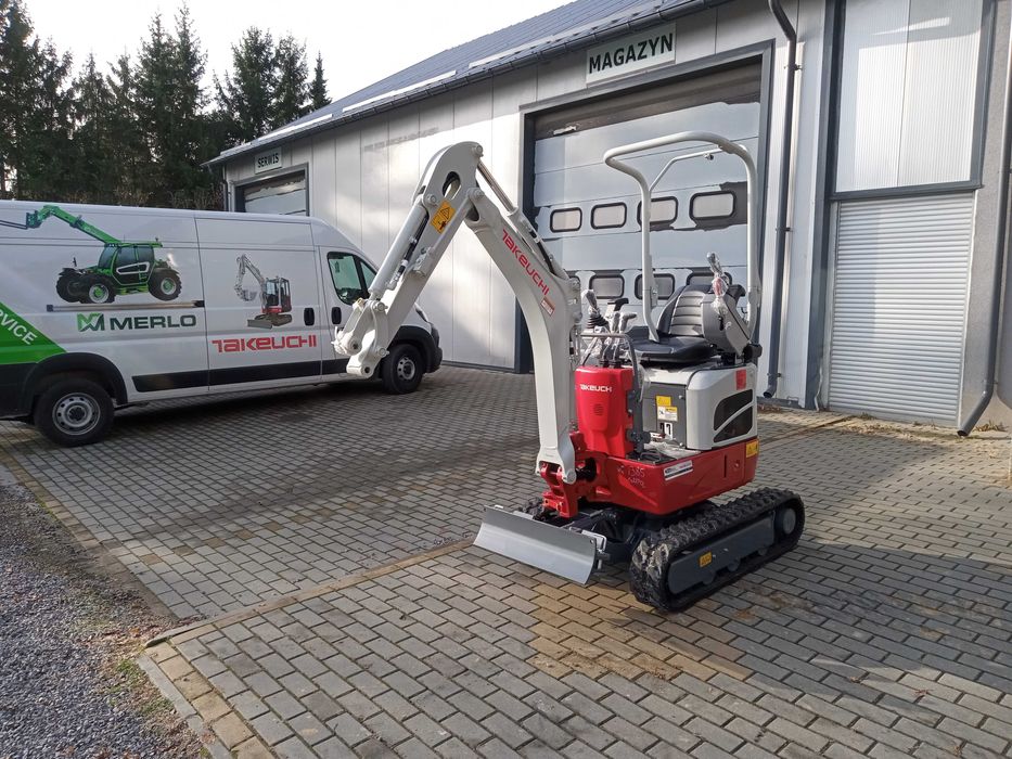 Wynajem , Wypożyczalnia  Minikoparka 1000kg TAkeuchi TB210