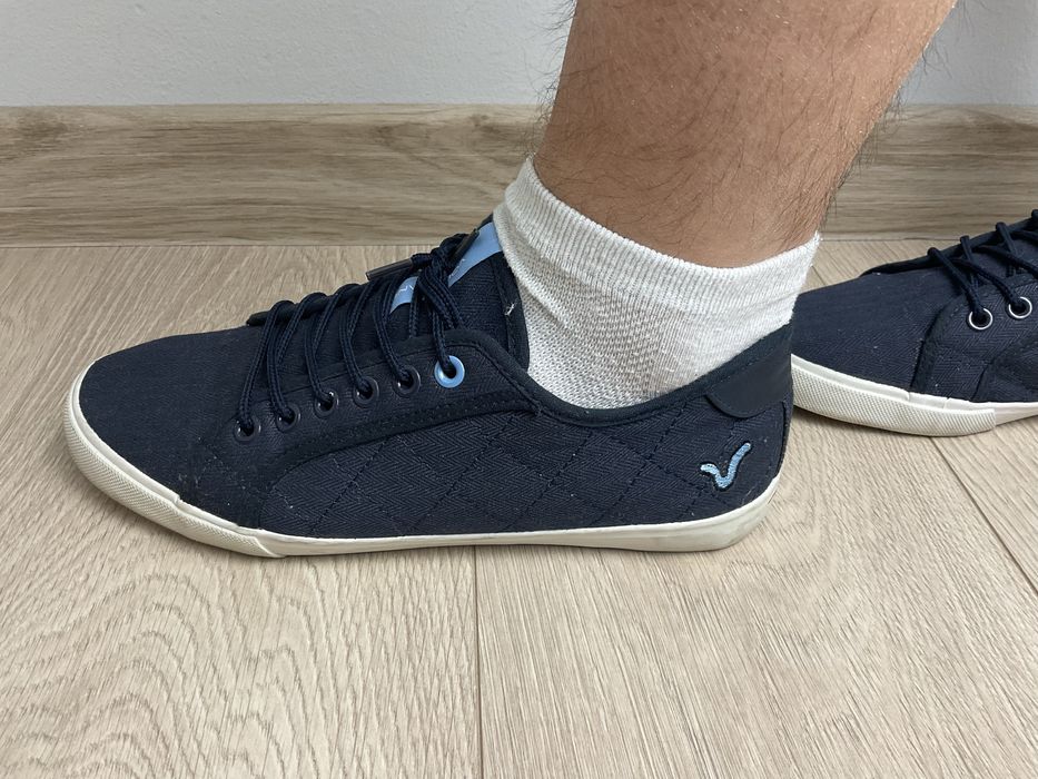 Voi jeans tenisówki męskie trampki 40 granatowe w jodełke super stan