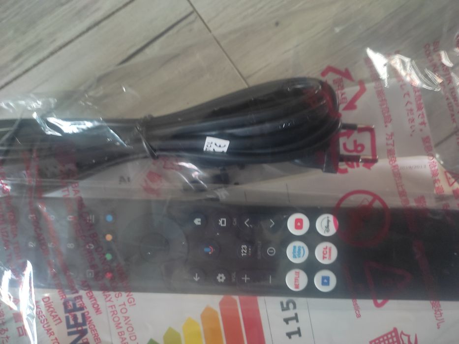 TV TCL 75 cali QLED 4K Smart TV Google TV 144Hz Onkyo nowy