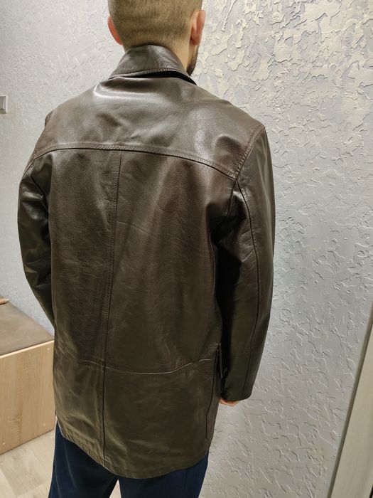 Кожаная куртка мужская
