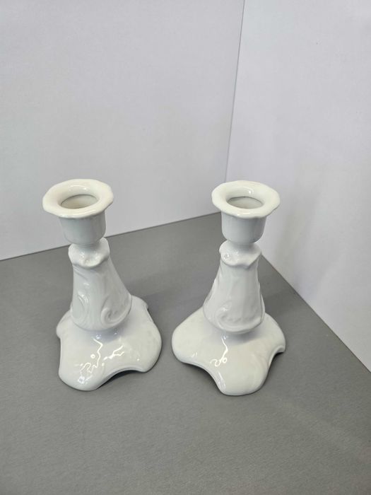 Świeczniki porcelanowe Rococo Ćmielów?