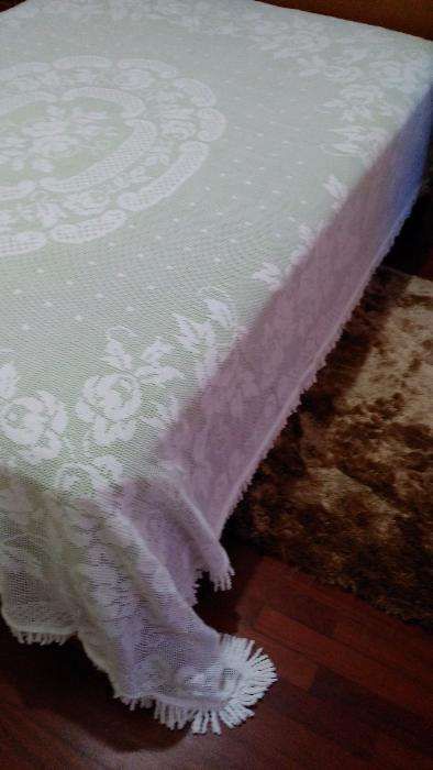 Colcha renda branca