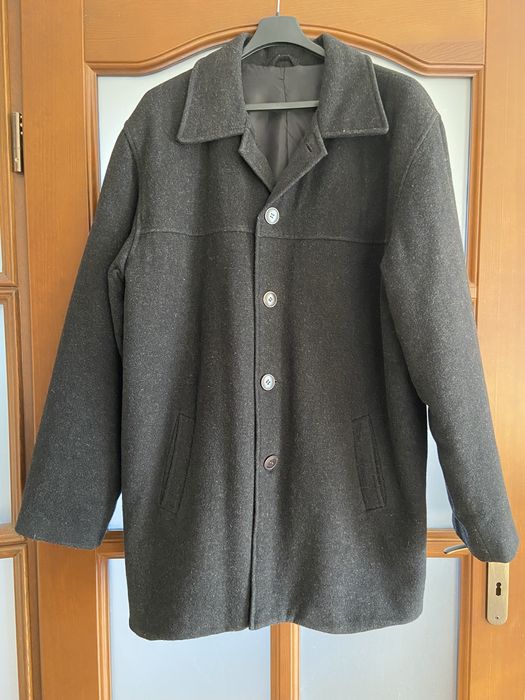 Plaszcz męski wełniany