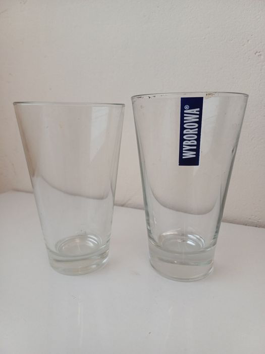 Szklanki kolekcjonerskie z zestawów wódki alkoholu wyborowa 2 szt.