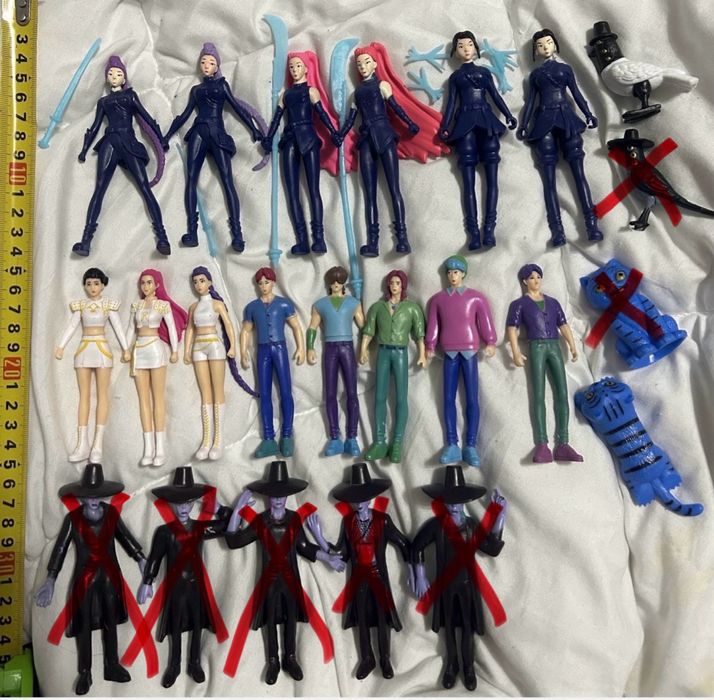 Фігурки персонажів K-pop Demon Hunters мисливці на демонів